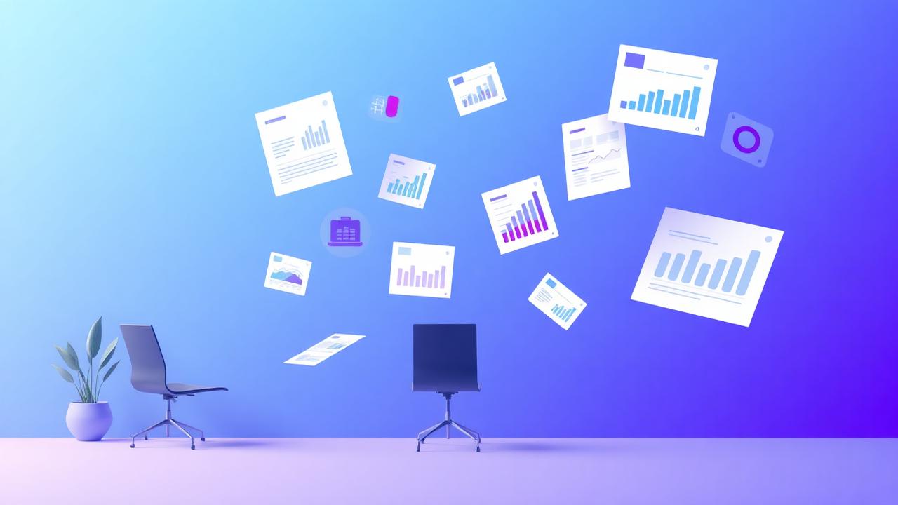 Business documents organized in a digital workflow
